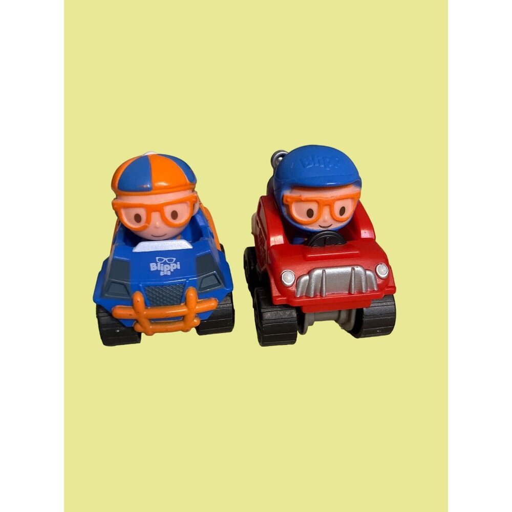 Blippi Mini Mobiles Toy Push Vehicles Set of 2